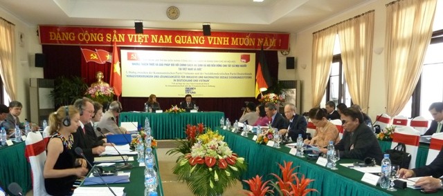 В Ханое прошел третий диалог между Компартией Вьетнама и СДП Германии - ảnh 1